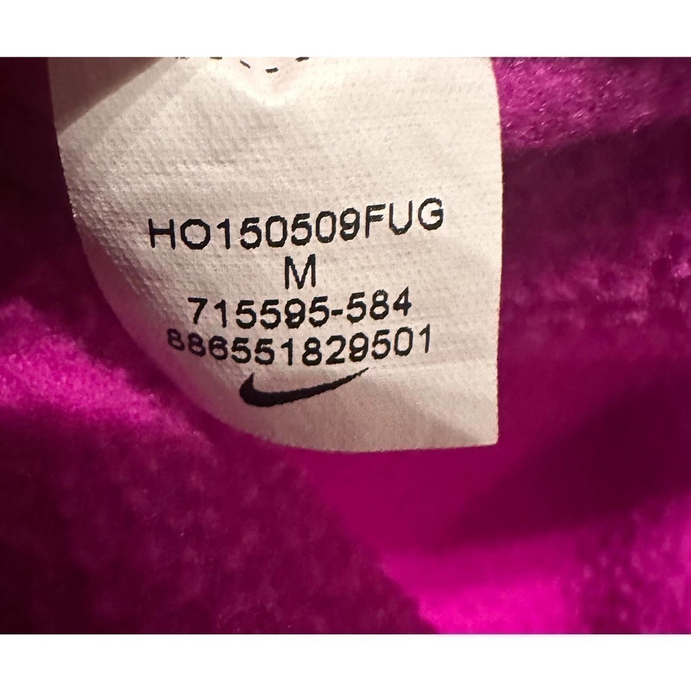 Nike Hoodie Purple / Magenta Therma-Fit High Neck Lightweight Size Medium - Picture 7 of 8